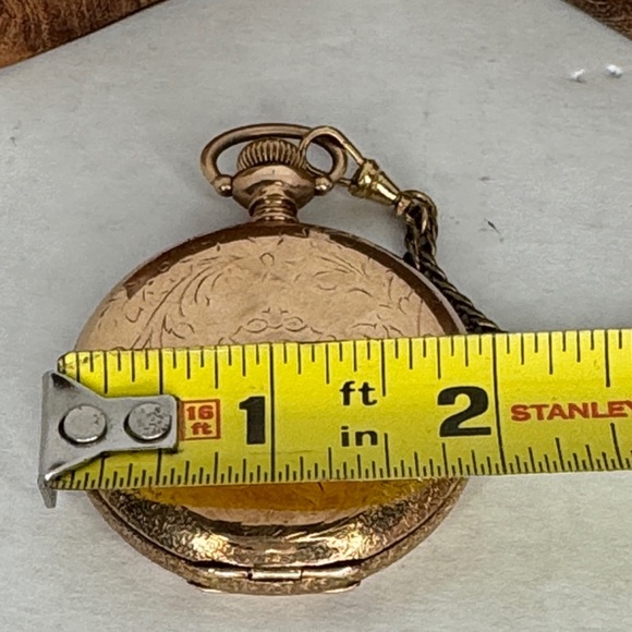 Antique 1800s Fahys Gold Filled Pocket Watch Art Nouveau UNTESTED - Picture 8 of 10